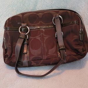 Brown Coach Handbag